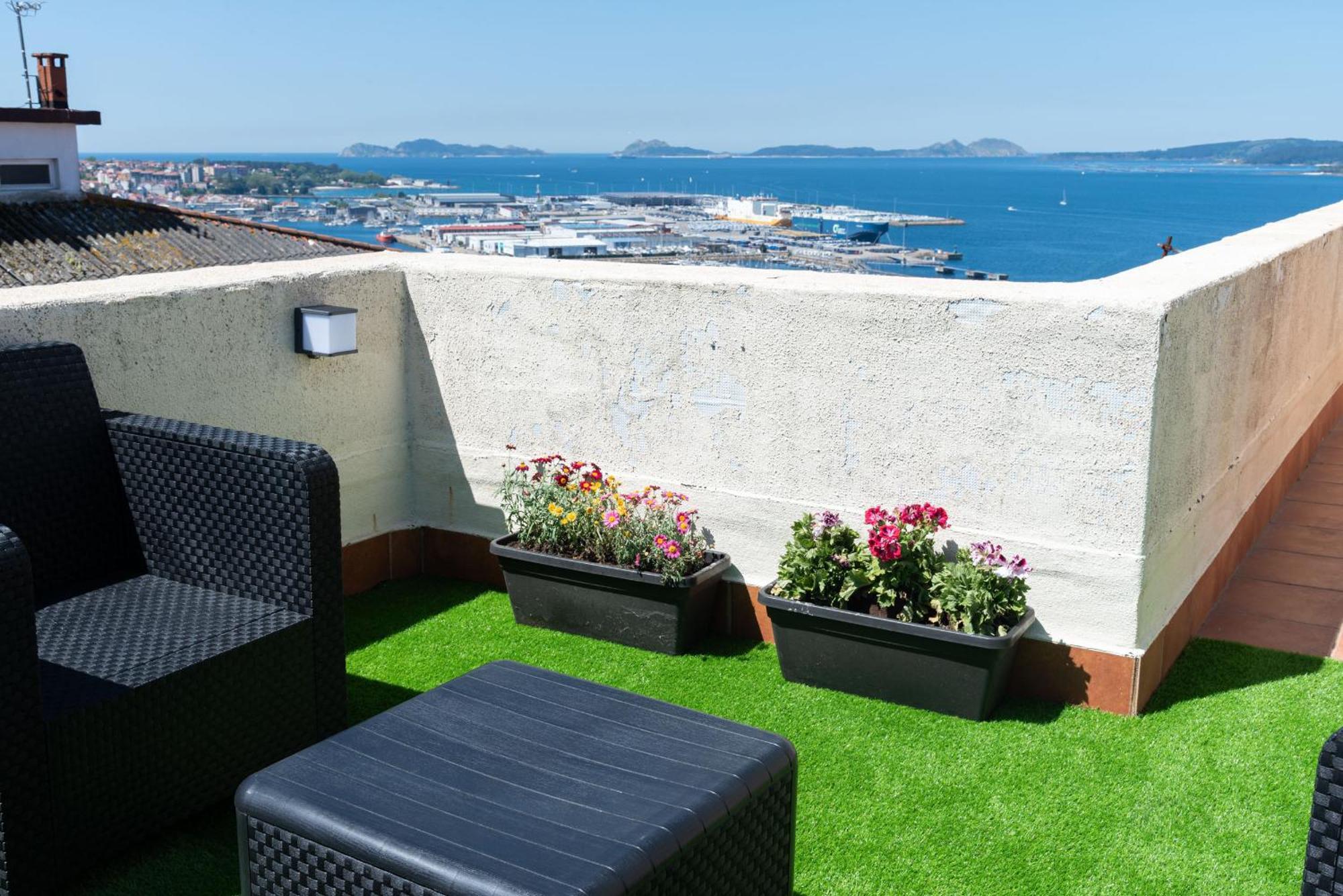 El Atico De La Ria Apartment Vigo Luaran gambar
